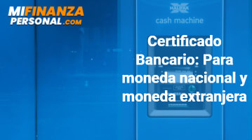 Certificado Bancario